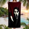 Large Beach Towel Quick Dry Absorbent Towel For Beach IndoorScream Ghostface