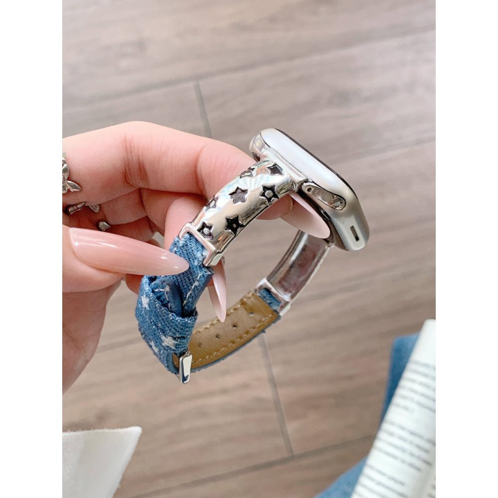 Leather Slim Band For iWatch SE 10 9 8 7 6 5 4 3 2 1 Woman Bracelet Strap For Apple Watch 38mm 40mm 41mm 42mm