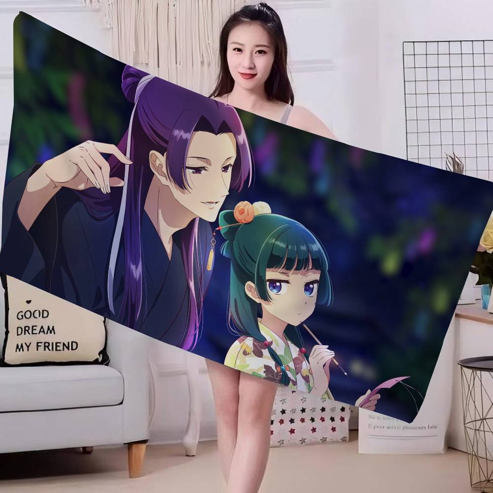 Anime The Apothecary Diaries Microfiber Beach Towel Absorbent Quick dry Soft Yoga Swimming Resort Mountain Climbing Towel