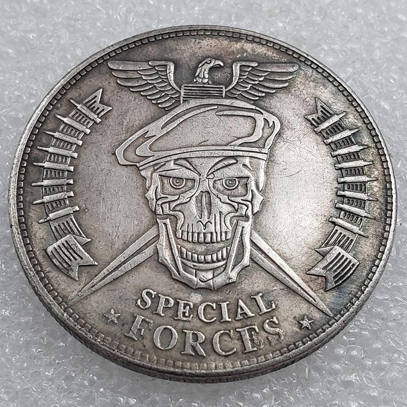 Silver-Plated Antique Craft Wandering Coin Magic H4525 бронзовый