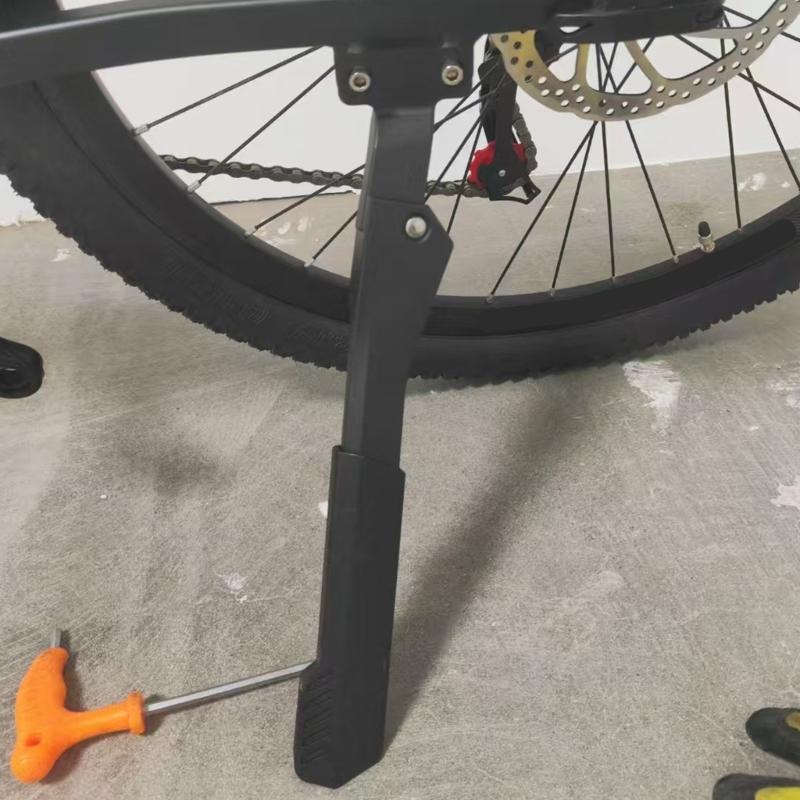 Aluminum Alloy Side Rear Parking Rack Road Bike Kickstand Nonslip Foot Brace Adjustable Side Rear Parking Rack