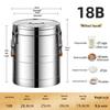 Shengjia Commercial Stainless Steel Insulated Flat Lid Bucket