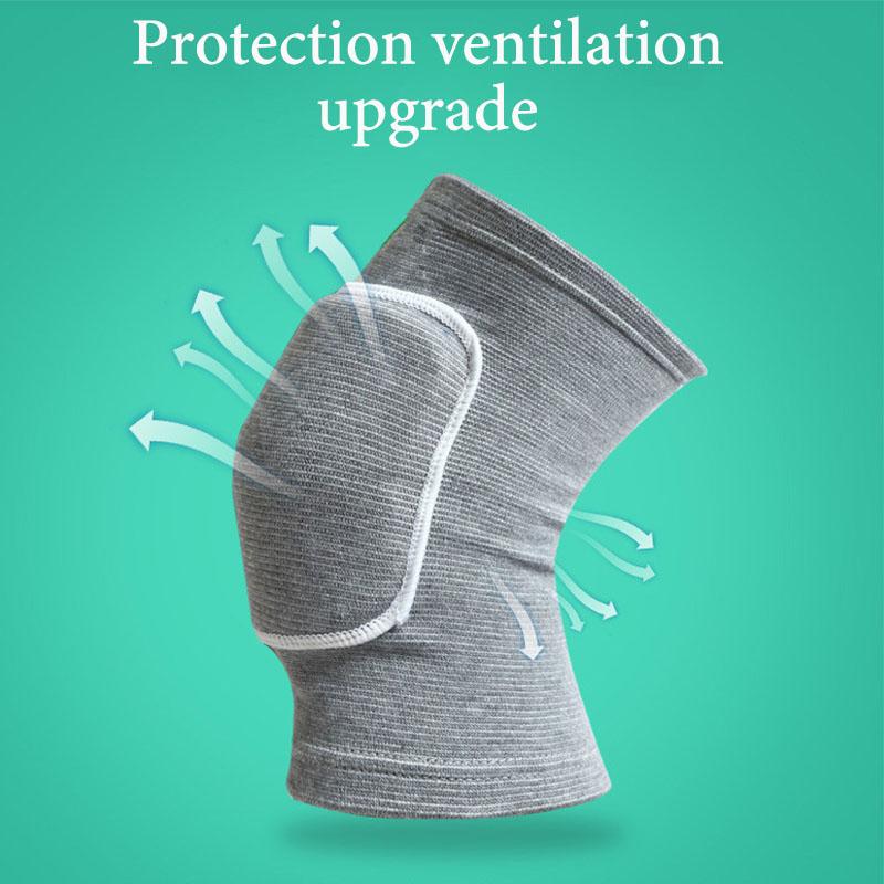 Rodilleras de Compresión Deportiva Protector Elástico de Rodilla Rodilleras de Esponja Engrosada Soporte para Baile Entrenamiento