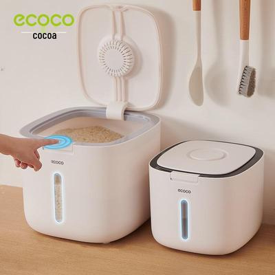 Moisture-Proof Sealed Rice Storage Container Box, Insect-Proof Rice Flour Storage Jar for Household