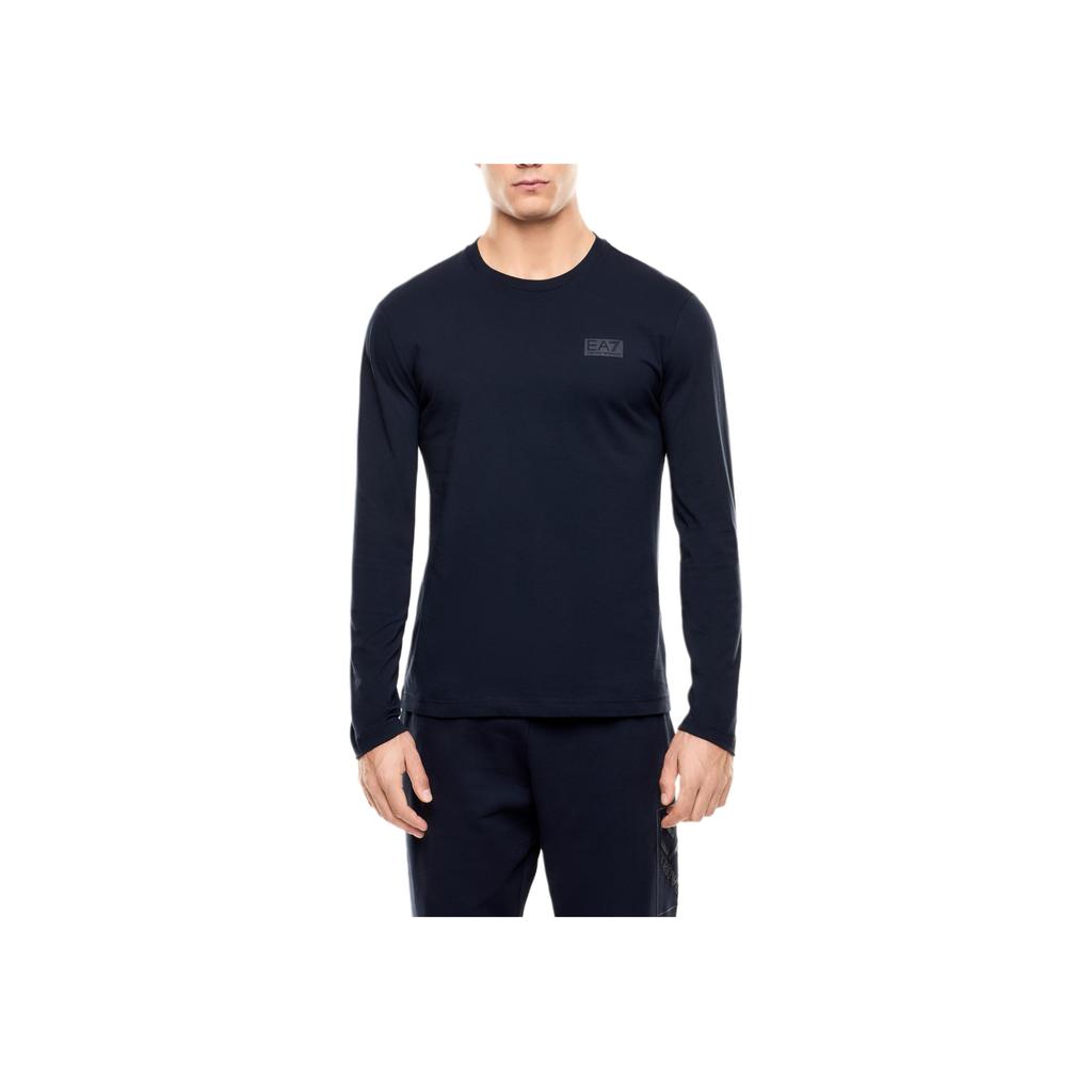 Emporio Armani EA7 Fitted Long Sleeve Crew Neck Sports Printed T-Shirt Men Tops 7M001488-AF17789-UB102