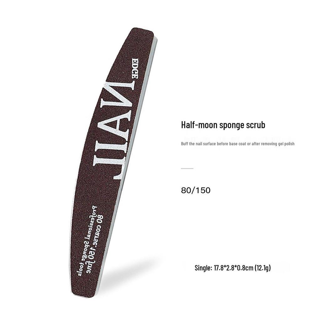 Non-shedding Washable Double-sided Nail File for Polishing and Sanding