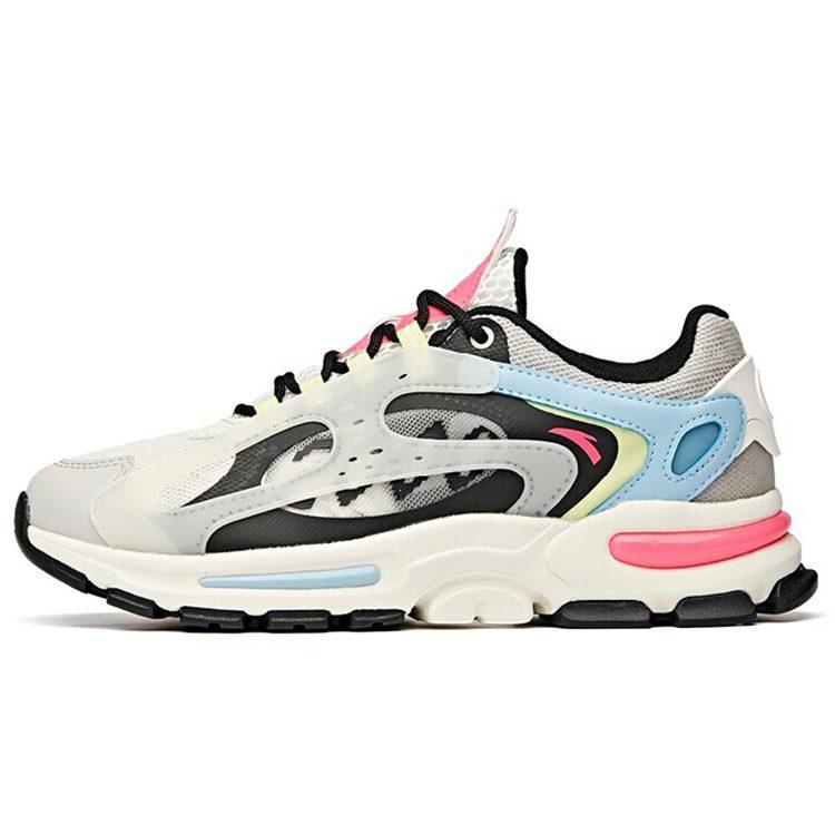 ANTA Life Series Sneakers 'White Black Grey' Women's 122038899-4
