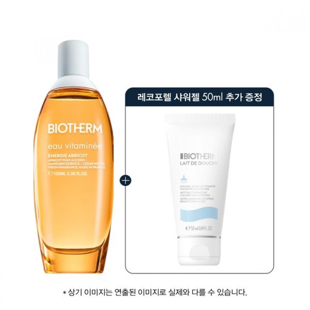 Biotherm Body Mist Apricot 100ml  +shower Gel 50ml Single option