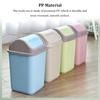 Plastic Swing Lid Classified Bin Home Office Rubbish Waste Dustbin Garbage Container Wastebasket Trash Can with Cover