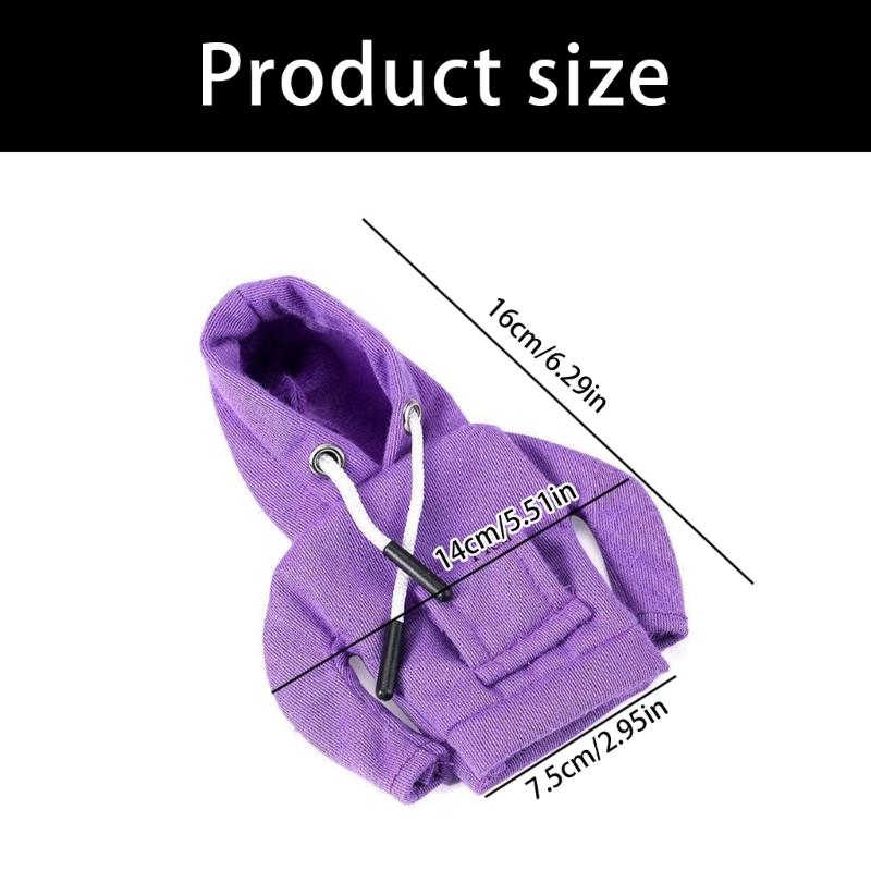 Geese Costume Ornament 7Inch Desk Geese Statue Outfits Light Weight Washable for Office Tabletop and Home Decoration