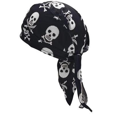 Trifong Bandana Şapka Erkek Hızlı Kuruyan Ter Emici Siyah Bandana Yetişkin Şapka Bandana UV Korumalı Ter Tutucu Nefes Alabilir Malzeme Korsan Bandana