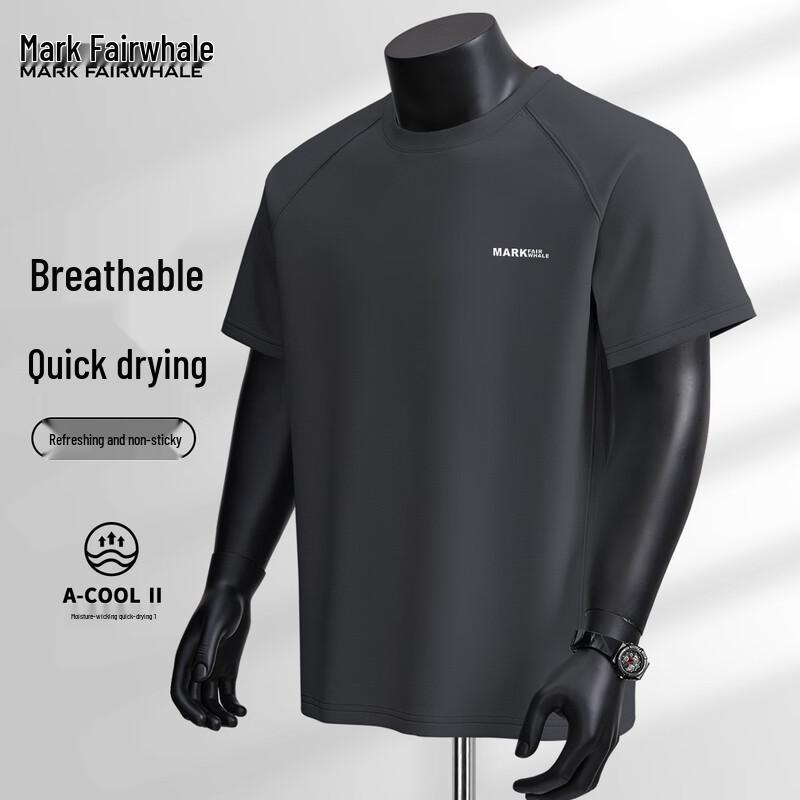 Mark Fairwhale Men s 2025 Quick-Dry Breathable Running T-Shirt 2XL