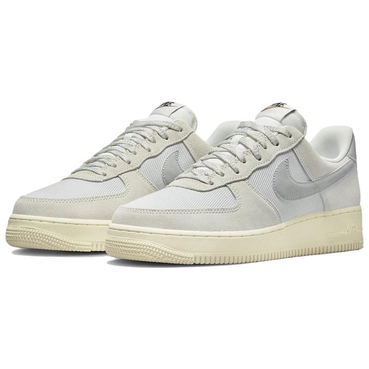 Nike Air Force 1 07 LV8 Certified Fresh - Photon Dust Sneakers da Uomo Bianco Vela Grigio Fumo Chiaro DO9801-100