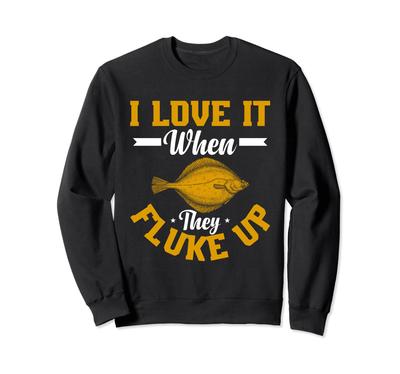 Herren Flunder Angelplatz Fischnetz, Flunder Angler Ausrüstung Sweatshirt
