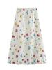 2026 Spring European & American Style Women's Printed Lace Top & Skirt Set
