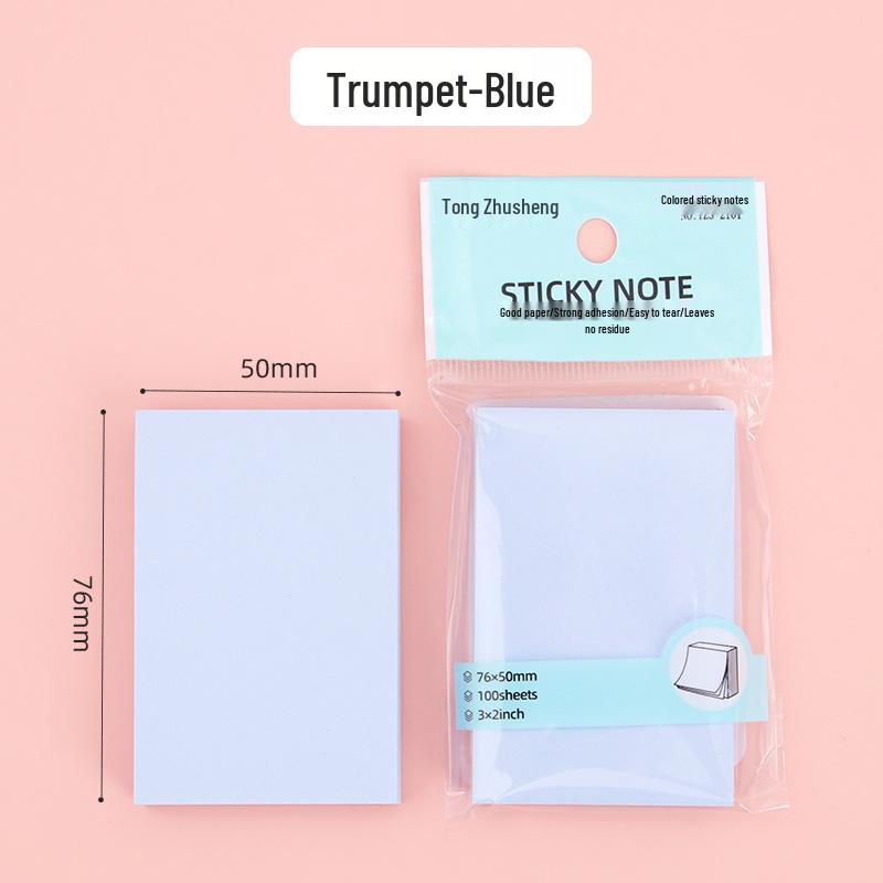 Morandi Color Sticky Notes - Tearable Student Stationery Index Tabs & Message Memo Pads