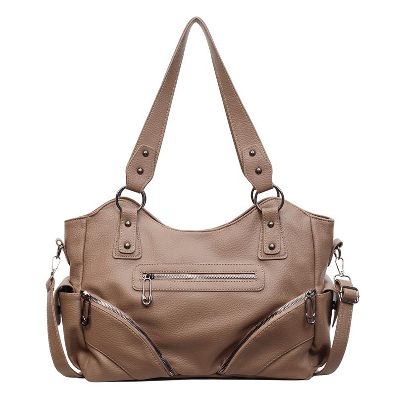 Torba PU Tote o Dużej Pojemności Damska Torba na Ramię