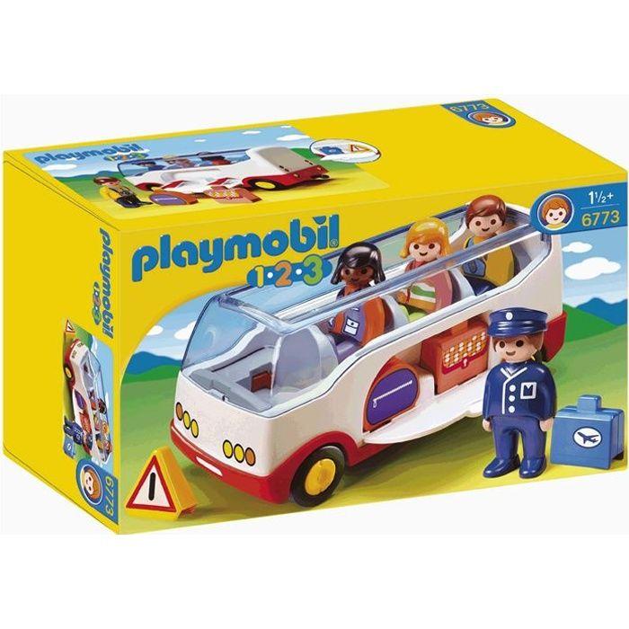 Autocar da viaggio - playmobil - 6773 - giallo - misto - da 18 mesi in su giallo