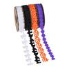 Haunting Beauty Decorative Halloween Ribbon Showcasing Bat Motif Perfect for Party Tool and Fashion Hair Accessories