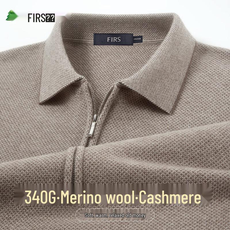 

Shanshan Men s Rolled Collar Wool Cashmere Sweater 2XL