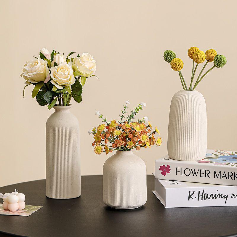 Premium Ceramic Rose Vase for Elegant Home Decor