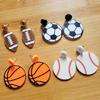 Baseball Rugby Dangle Drop Earrings Football Jewelry Gift for Women Men Ornament