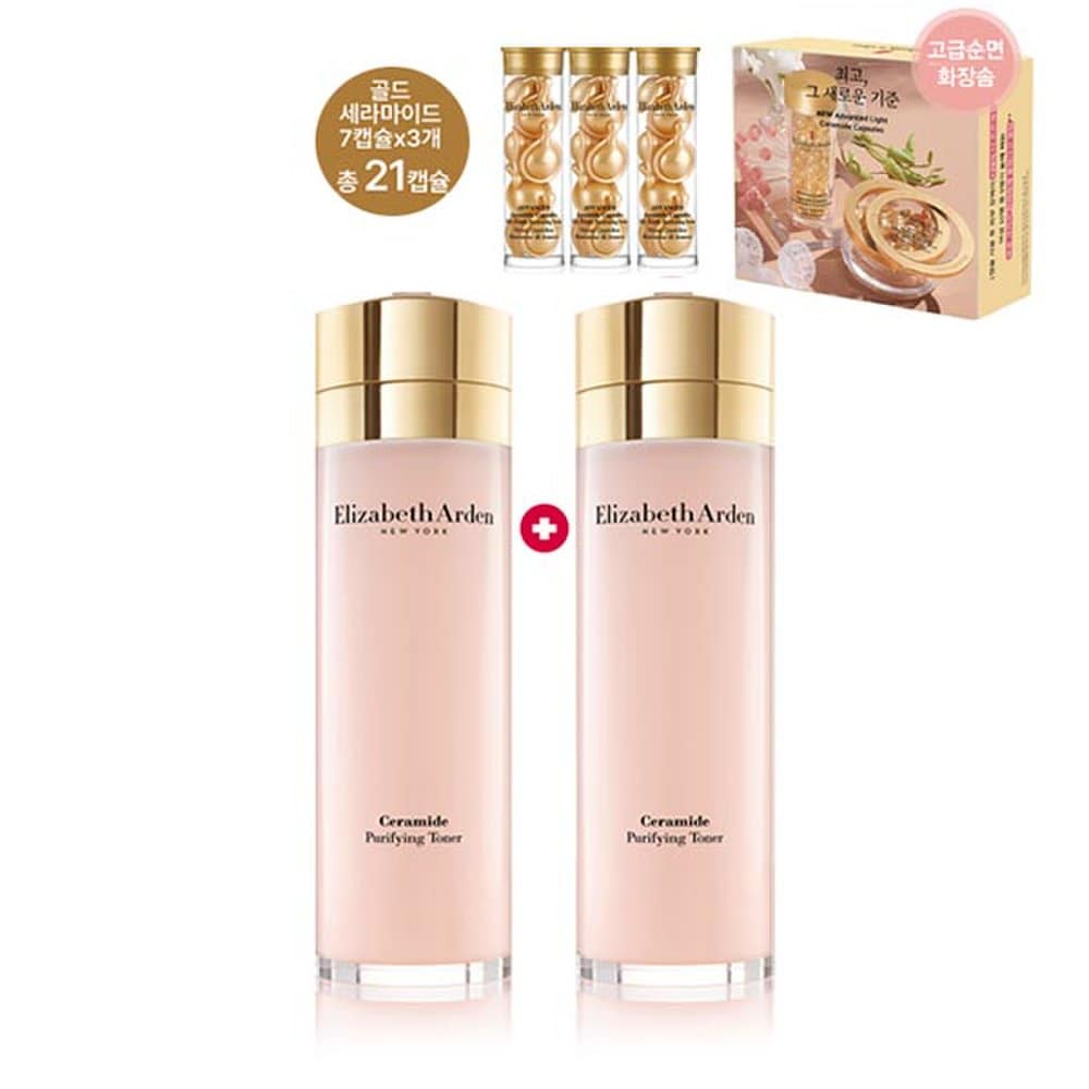 

[1 +1]Ceramide Purifying 200ml 1+1 Special Set (21 capsules & extra cotton pad included)
