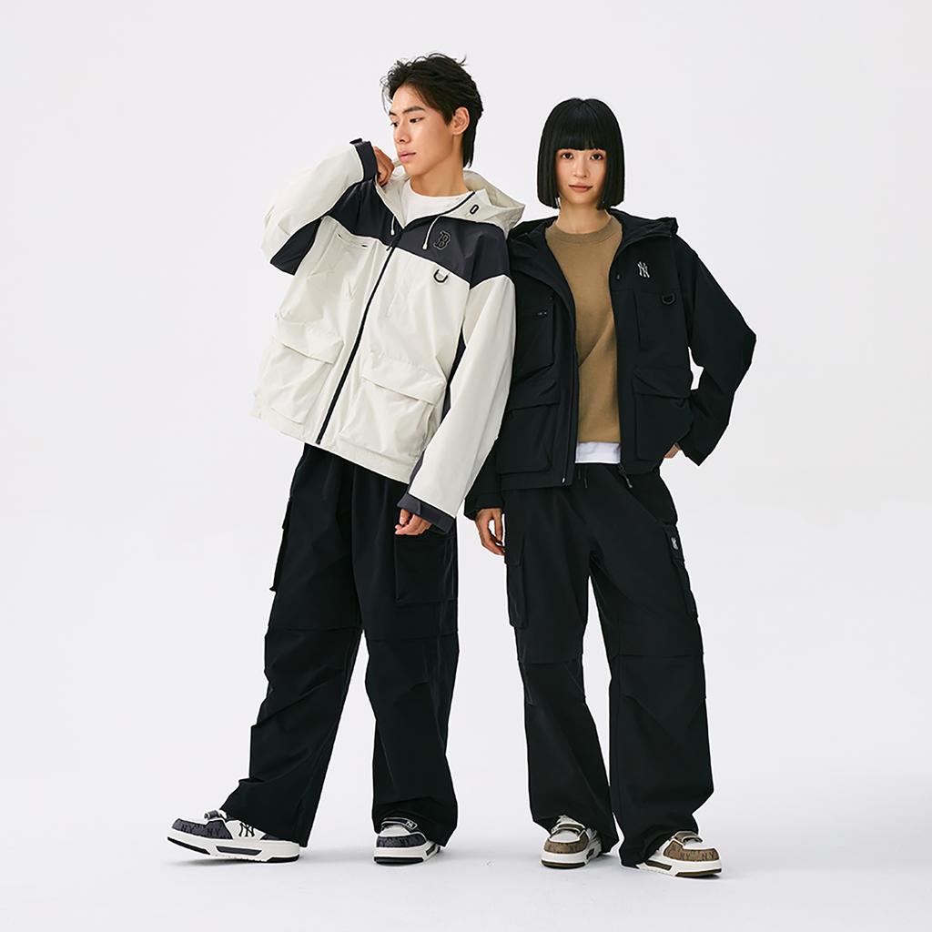 New MLB Boston Red Sox Basic Collection 25FW Jacket Unisex Deep Ivory 3AWJB0554-43CRD