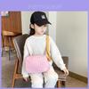 Childrens Nylon Shoulder Bag With Embroidered Thread For School And Travel