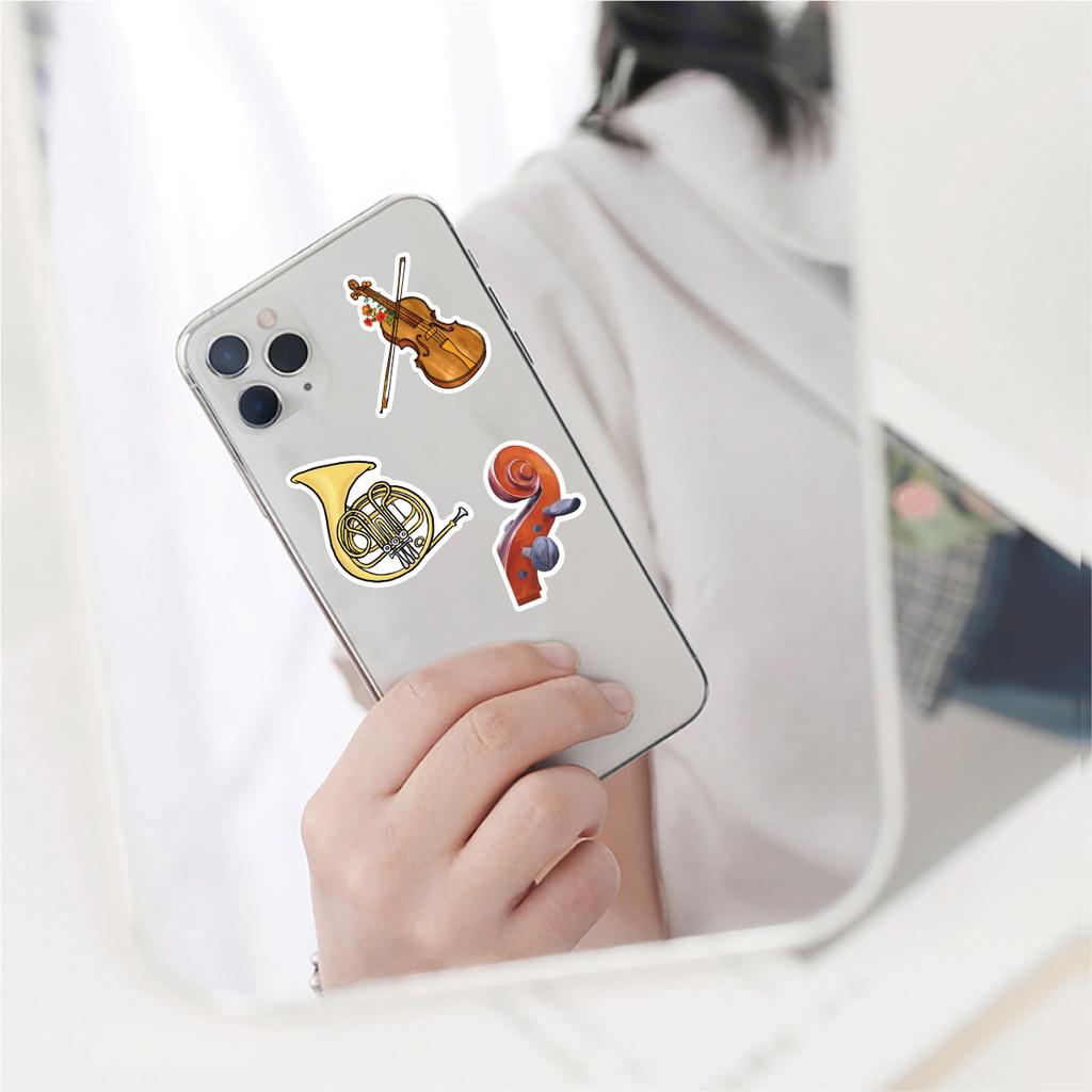 10 30 50 100pcs Music Orchestral Singer Cartoon Graffiti Stickers  Laptop Kids Toys Skateboard Luggage Waterproof Decal Stickers