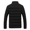Herren Slim Fit Dicke Stehkragen Baumwolljacke