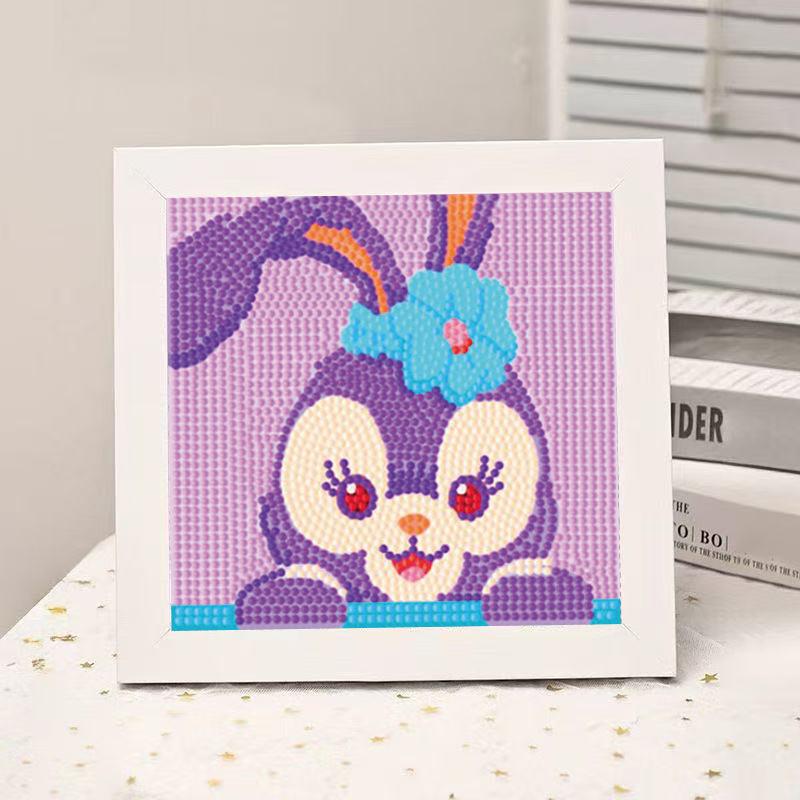 High-End Diamond Painting Diy Van Gogh Starry Sky Cat Creative Handmade Toy Table Decoration Diamond Painting With Frame
