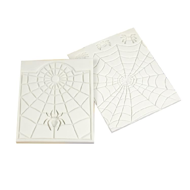 2Pieces DIY Fondant Mold Spiderwebs Cupcakes Baking Mould Cake Decorating Tools