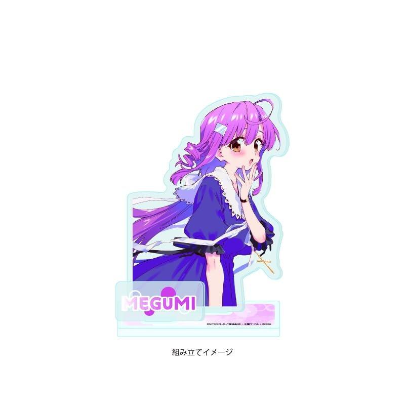 A3 School-Live! Megumi Sakura Acrylic Stand Plate Official Illustration Anime Collectible Desktop Display Figure