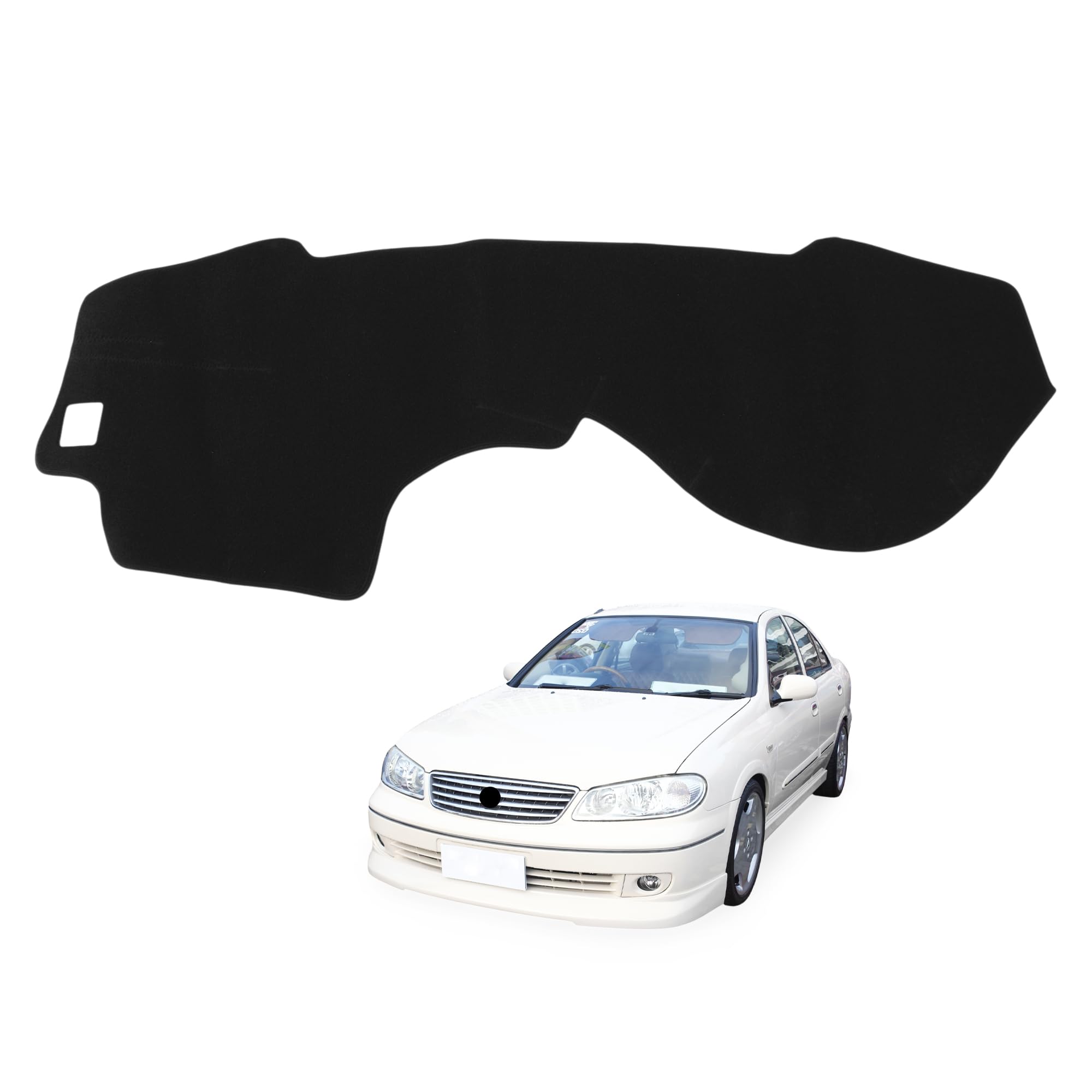 

FUELHOOD Dashboard Mat/Cover for Nissan Bluebird Sylphy G11 Series (December 2005 - December 2012). Vehicle-specific design, protective mat, sun prote