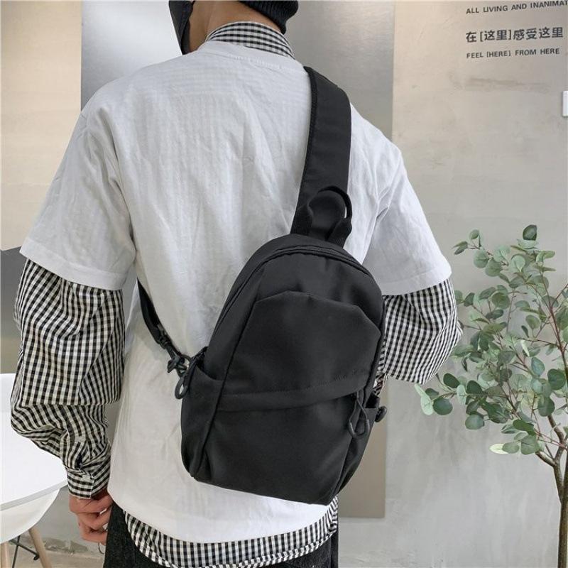 

Men s new Korean version messenger bag satchel versatile breast bag casual waterproof backpack men s bag trendy shoulder large capacity