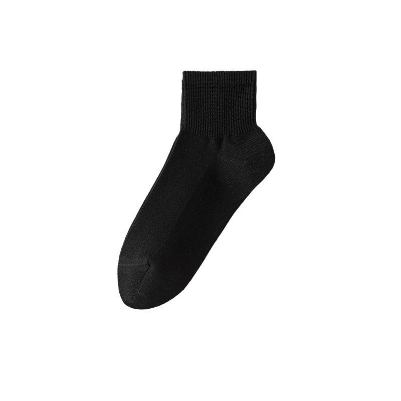 Summer Solid Color, Versatile, Simple, Collegiate Style, Breathable, Candy-colored, Thin Mid-calf Women's Socks