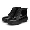 Fashion New Style Rain Boots Thickened Waterproof Non-Slip Belt Heel Integrated Water Shoes Fashion Short Tube Rubber Shoes Size 39-44