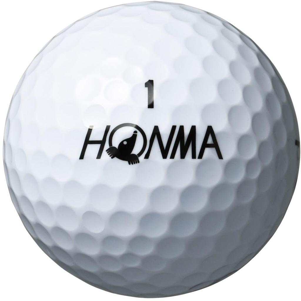 Golfové míčky Honma HONMA D1, sada 3 tuctů míčků, 3 tucty, bílé (36 kusů)