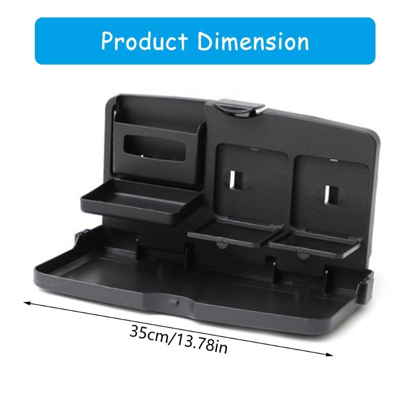 Multifunctional Headrest Table Drink Holder Car Dinner Plate Car Seats Tray Cup Holder Phone Stand Interior Accessory
