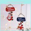 Modern Christmas Decorations Resin Hanging Tags For Festive Tree And Scene Enhancement