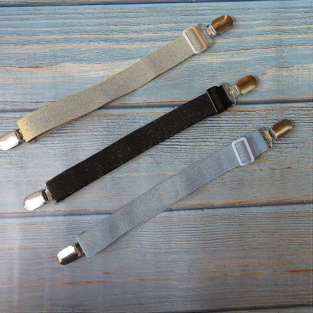 12pcs Bed Sheet Holders Clips, Sheet Band Straps Elastic Adjustable Sheet Fasteners Grippers Suspenders Mattress Cover Holder Fasteners