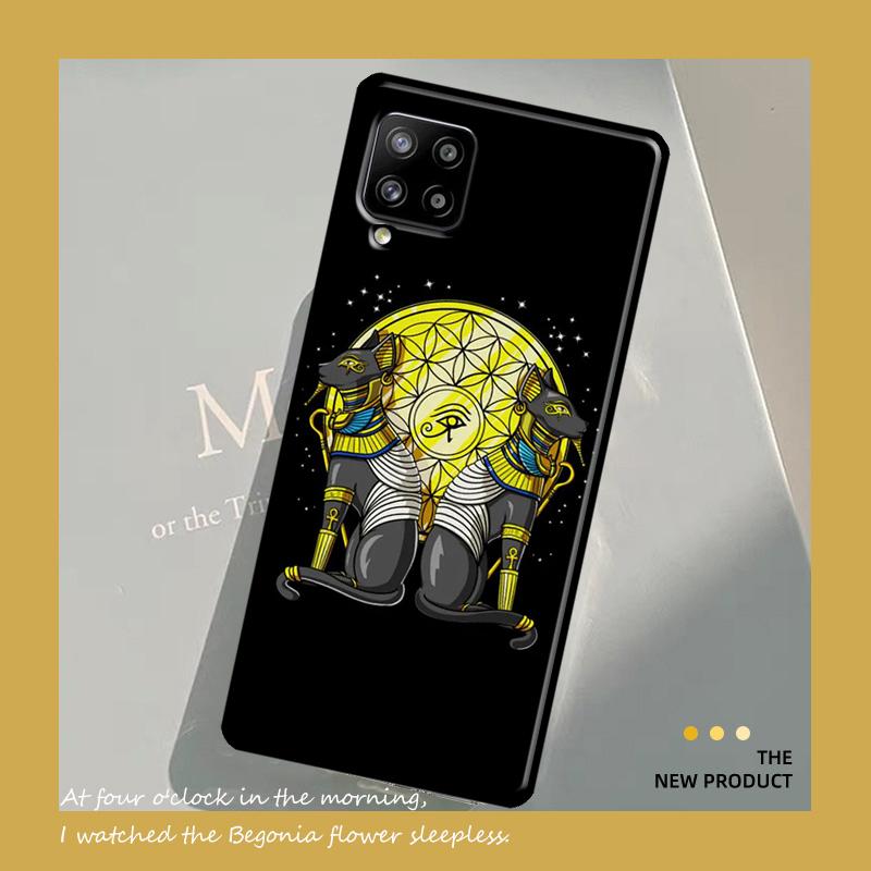 Egypt Nefertiti Anubis Ankh Case For Samsung Galaxy A54 A34 A13 A23 A33 A53 A73 A12 A22 A32 A52 A51 A71 A14 Cover