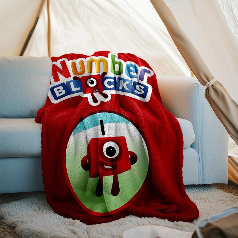 Numberblocks1 Printed Throw Blanket—lightweight,soft,warm;versatile Blanket for All Seasons—perfect As &air-conditioning Throw,nap Blanket