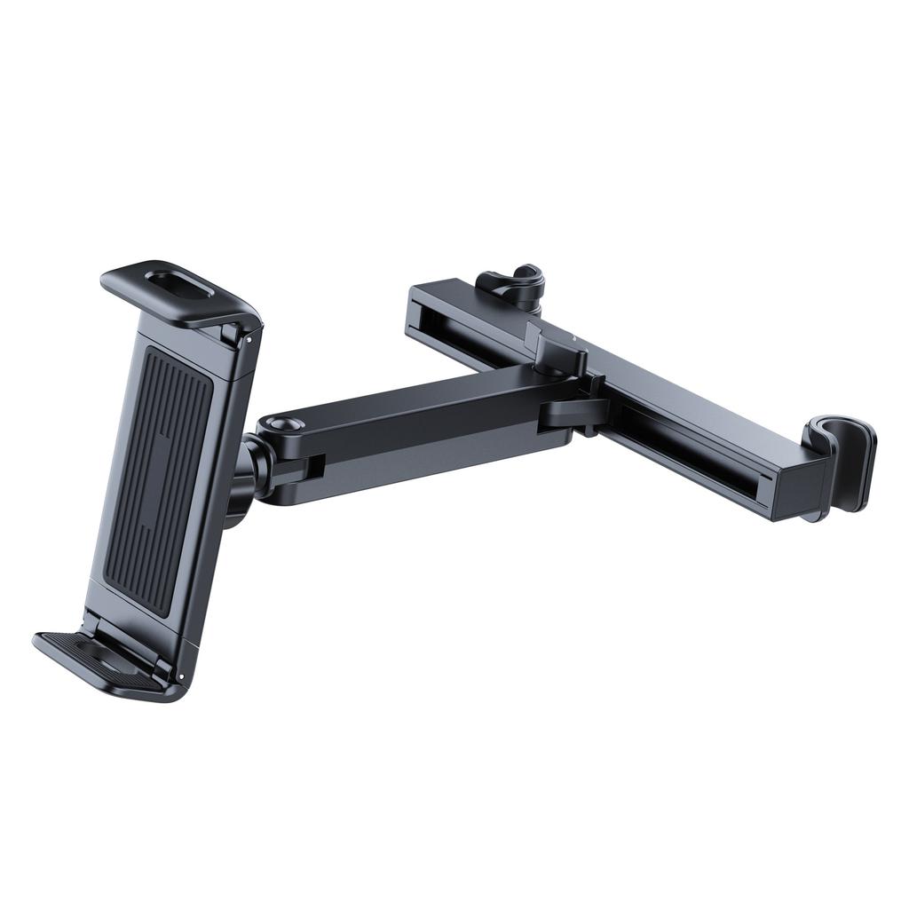 Tablet Holder for Car Headrest 3 in 1 Sturdy upgrade Extension Arm Adjustable iPad Car Mount for BackSeat