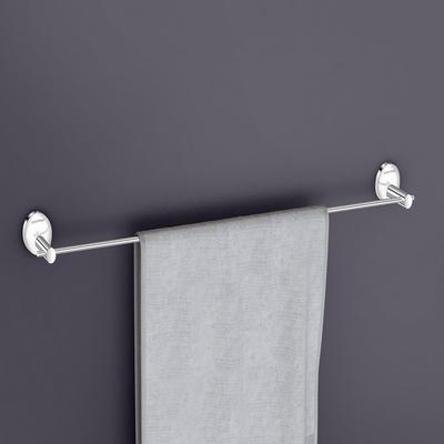 Stainless Steel Single Towel Rod for Bathroom/Towel Holder In Bathroom/Towel Hanger/Bathroom Accessories - Oreva (Chrome)