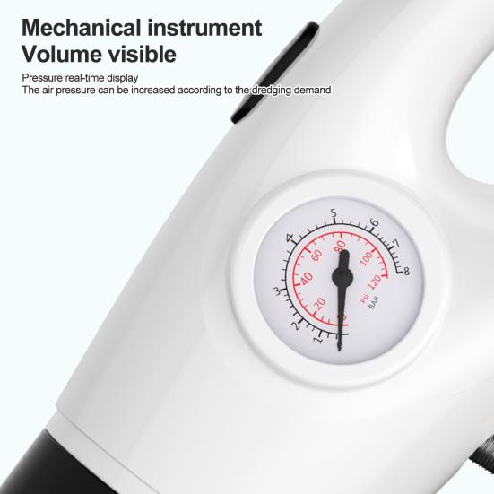 1 Set Leistungsstarker Pneumatischer Toilettenpömpel Verstopfungslöser Ergonomischer Griff Effektiver Toilettenverstopfungslöser