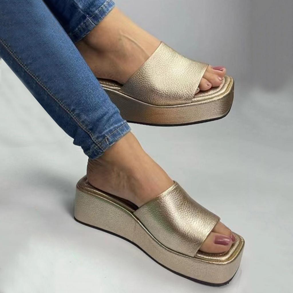 Damen Pantoffeln Mode Muster Farbe Sommer Dicke Sohle Flach Bequem Weich Hausschuhe Für Damen Netz Pantoffeln Für Damen