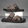 22 new summer thick-soled slippers large size one-word soft-soled non-slip outdoor casual slippers