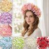 20 Stück Kreative Mehrfarbige Künstliche Blumenköpfe Seiden-Kopfschmuck Seiden-Pfingstrosen-Blumen-Ornament Hochzeits-Simulationsblumen-Geschenk